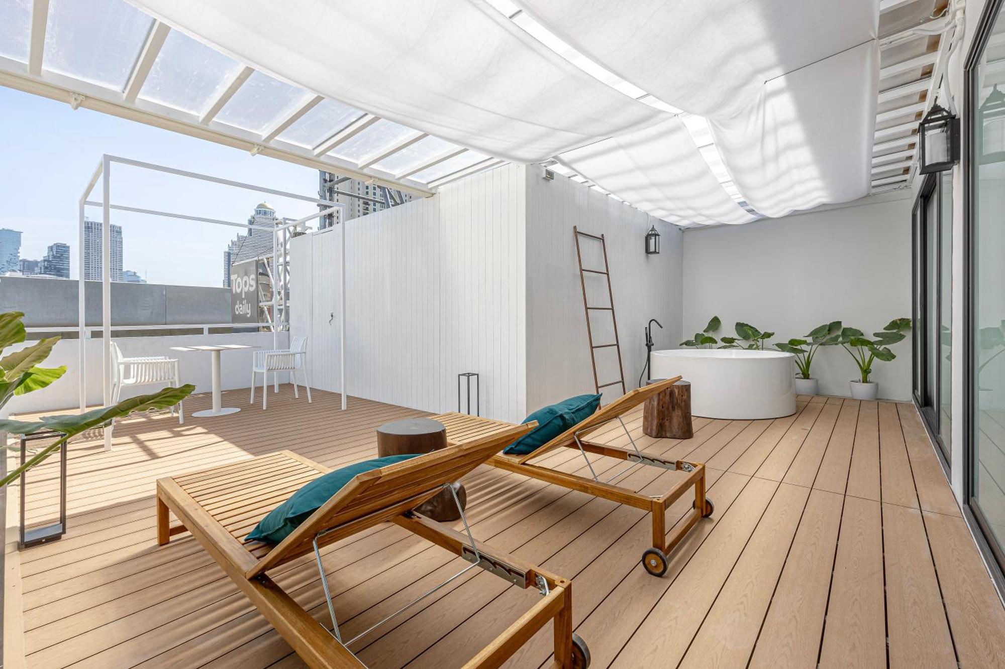 The Lair Bangkok - 3Mins Walk To Icon Siam Apartment Bagian luar foto